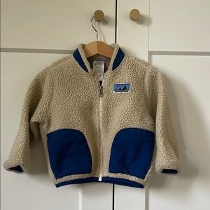 Patagonia Kids Jacket - Cream and Blue